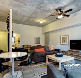Foundry Lofts apartment living room