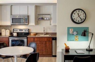 Foundry Lofts apartment kitchen