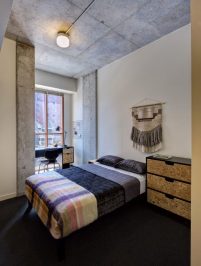 Foundry Lofts apartment bedroom