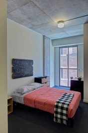 Foundry Lofts apartment bedroom