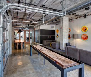 Foundry Lofts game room
